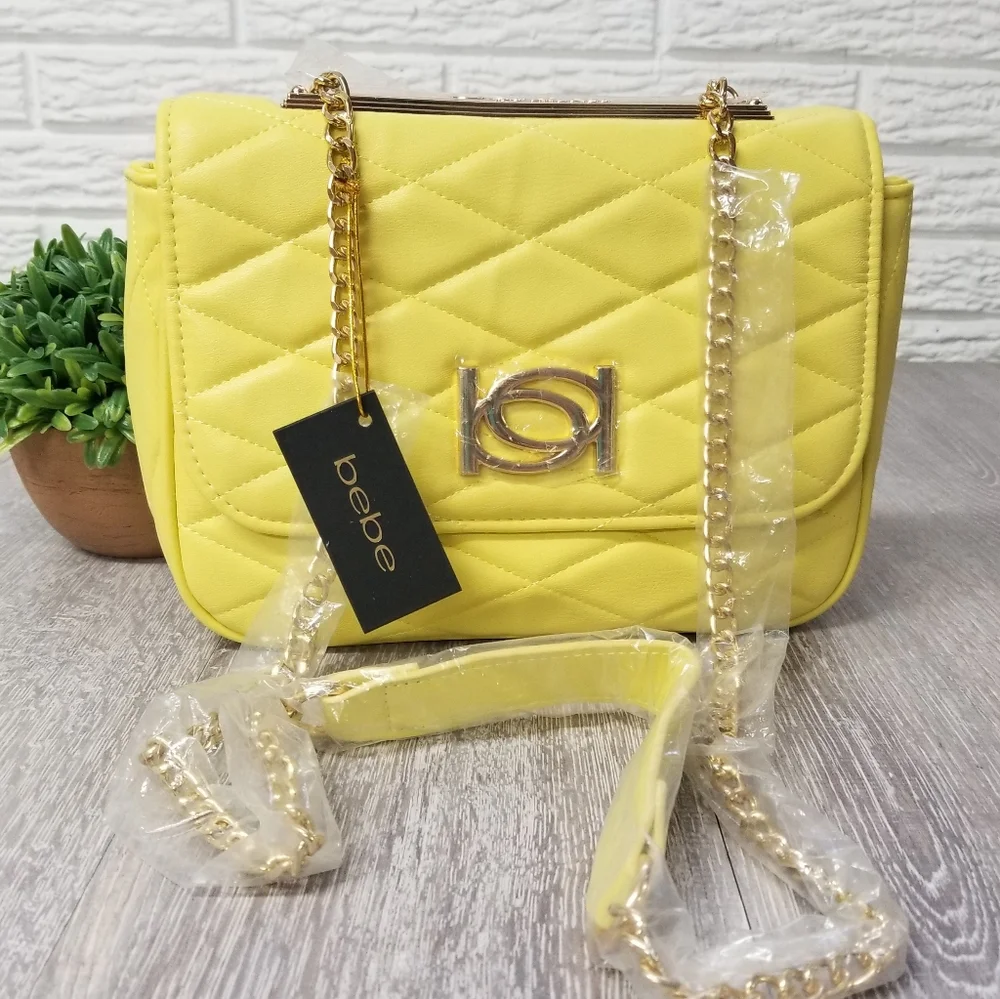 bebe quilted crossbody